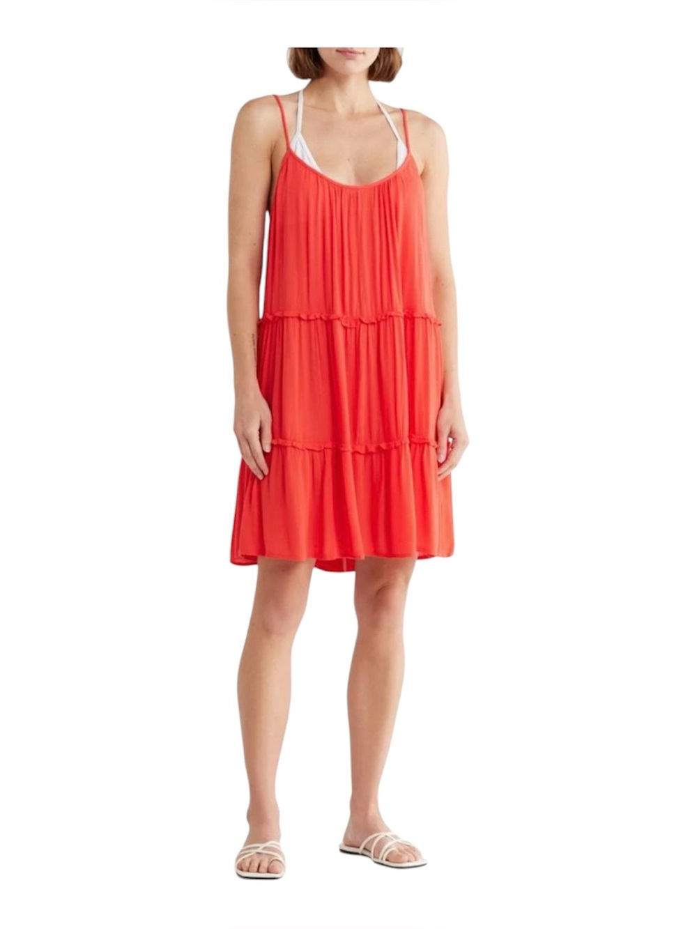 NWT Elan Tiered Trapeze Dress XL